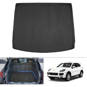 T TGBROS CARGO MAT مخصص لعام 2011-2018 Porsche Cayenne (فقط مناسب مع نظام صوت Bose القياسي)
