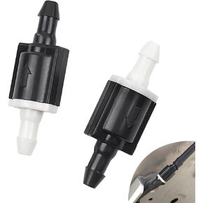 Wiper Washer Windshield Check Valve, 2 PCS Windshield Sprayer Nozzle Repair Kit Replacement for Camry, Highlander, Lexus, Spray Jet Kit Replaces OEM #: 85321-26020
