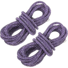uxcell Rhinestone Shoe Lace Bling Glittered Ropes Drawstring Cords Replacement for Sweatpants Hoodie