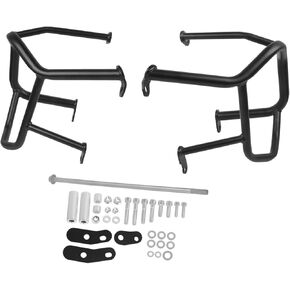 CHIFUN Engine Guard Lower Crash Bars Replacement for BMW R1250GS 2018-2024/ R1250R R1250RS 2019-2024 Black Steel Motorcycle Frame Falling Protection Bars (Black)