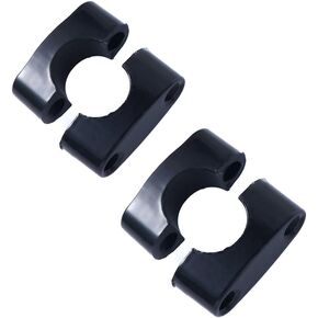 مشابك Mount Hound المقود Leadigol ، Risers مقود الدراجات النارية Mount Clamp Aluminium Bike Universal Bar Bar Riser Riser Clamp Adapter (Black)