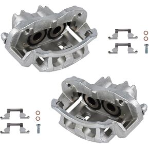 KUSATEC 18B4752 18B4753 Rear Disc Brake Caliper with Bracket fit for Ford Excursion 2000-2005/ F-250 F-350 Super Duty 2000-2004, Both Driver Passenger Side