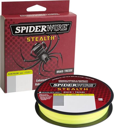 SpiderWire Stealth® Superline, Blue Camo, 30lb | 13.6kg, 300yd | 274m Braided Fishing Line, Suitable for Saltwater and Freshwater Environments in Saudi Arabia