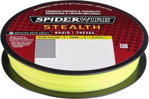 SpiderWire Stealth® Superline, Blue Camo, 30lb | 13.6kg, 300yd | 274m Braided Fishing Line, Suitable for Saltwater and Freshwater Environments in Saudi Arabia