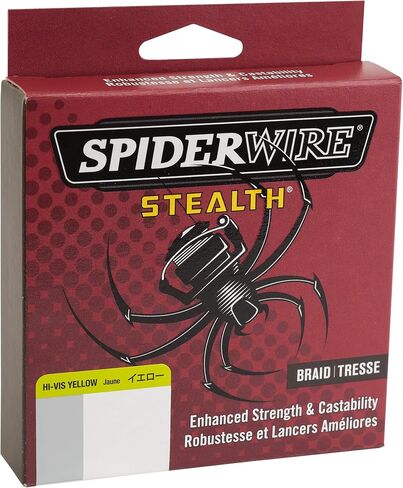 SpiderWire Stealth® Superline, Blue Camo, 30lb | 13.6kg, 300yd | 274m Braided Fishing Line, Suitable for Saltwater and Freshwater Environments in Saudi Arabia