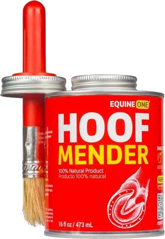 ضمادة حافر طبيعية من Mineral Medix Equine One - منتج طبيعي 100% للعناية بالحافر - الخراجات || القلاع || الخط الأبيض || ربع كراك، كمية تكفي 280 يومًا، 1 جالون in Kuwait
