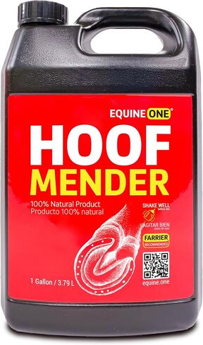 Mineral Medix Equine One Natural Hoof Dressing - 100% All-Natural Hoof Care Product - Abscesses || Thrush || White Line || Quarter Crack, 280 Day Supply, 1 Gallon in Saudi Arabia