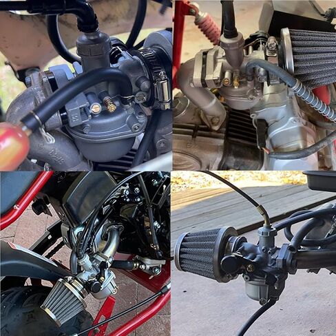 PZ19 Carburetor with 35mm Air Filter for TaoTao Kazuma Baja NST SunL Chinese Quad 4 Stroke ATV Go Kart Pit Dirt Bike 50cc 70cc 80cc 90cc 110cc 125cc (1Pack) in Kuwait