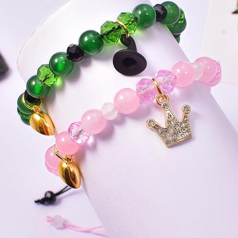 Friendship Bracelets Elphaba Galinda Accessories - Gold Crown Witch Merch Bff Matching Bracelet - Jewelry Gifts for Best friends Couples Fans Party Dress in Kuwait