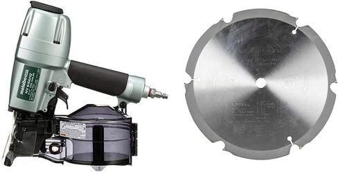 Metabo HPT Coil Siding Nailer, 1-1/2 inch to 2-1/2 inch Siding Nails, Side load, Tilt Bottom Magazine (NV65AH2) in Saudi Arabia