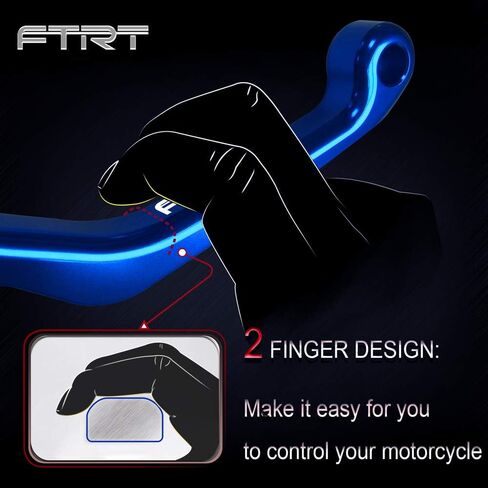 Pivot Dirt Bike Brake Clutch Levers Compatible with TTR125 L LE LW 00-18/ TTR250 93-13/ XT250X 06-16/ Tricker 04-16/ DT230 Lanza 97-13/ WR250R WR250X 07-17/ SEROW225 SEROW250 1986-2016, Blue in Kuwait