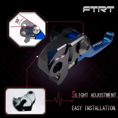 Pivot Dirt Bike Brake Clutch Levers Compatible with TTR125 L LE LW 00-18/ TTR250 93-13/ XT250X 06-16/ Tricker 04-16/ DT230 Lanza 97-13/ WR250R WR250X 07-17/ SEROW225 SEROW250 1986-2016, Blue in Kuwait