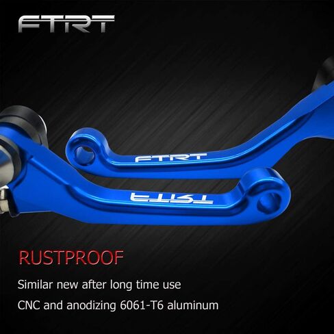 Pivot Dirt Bike Brake Clutch Levers Compatible with TTR125 L LE LW 00-18/ TTR250 93-13/ XT250X 06-16/ Tricker 04-16/ DT230 Lanza 97-13/ WR250R WR250X 07-17/ SEROW225 SEROW250 1986-2016, Blue in Kuwait