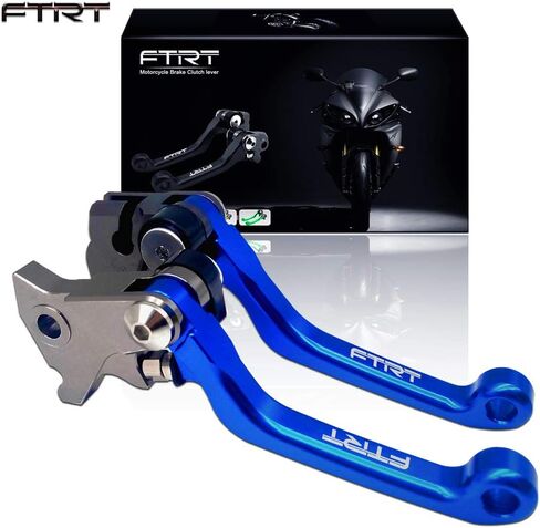 Pivot Dirt Bike Brake Clutch Levers Compatible with TTR125 L LE LW 00-18/ TTR250 93-13/ XT250X 06-16/ Tricker 04-16/ DT230 Lanza 97-13/ WR250R WR250X 07-17/ SEROW225 SEROW250 1986-2016, Blue in Kuwait