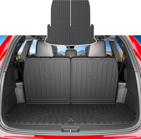 Cargo Mat Compatible with 2024-2025 Lexus TX 350 500H 550H+ Trunk Liner Cargo Liner Backrest Trunk Mat Replacement for 2024-2025 Lexus TX Accessories in Kuwait