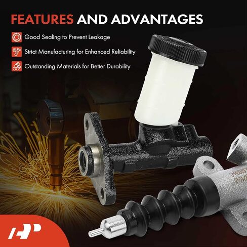 A-Premium Clutch Master Cylinder and Clutch Slave Cylinder متوافقة مع Mazda Miata 1990-1997/1999-2005 ، استبدل# Na0141400 ، Na0141920 in Saudi Arabia