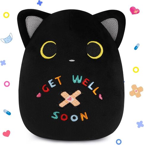 Get Well Soon Axolotl Plush Toy, Pink Axolotl Get Well Soon Gift for Kids Women,Soft Stuffed Animal Cute Pink Huggable Pillow Kawaii Plushies Gift for Girls Boys in Kuwait