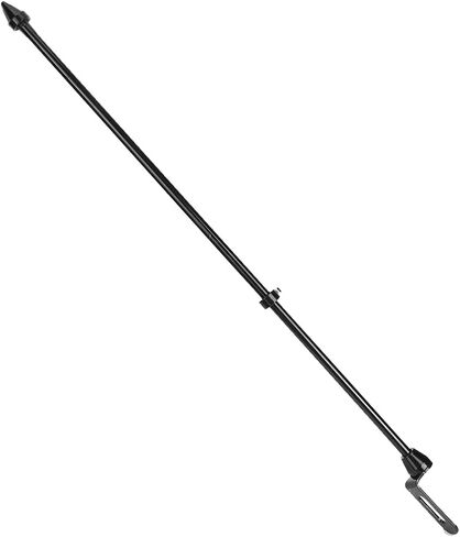 Universal Motorcycle Auto Flagpole, Stainless Steel Rear Seat Luggage Rack Mount Flag Pole Accessory Motorcycle Flagpole Luggage Rack Pole (Black) in Saudi Arabia