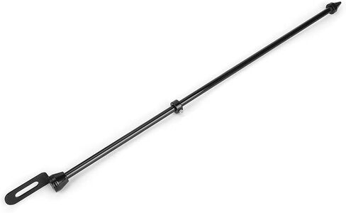 Universal Motorcycle Auto Flagpole, Stainless Steel Rear Seat Luggage Rack Mount Flag Pole Accessory Motorcycle Flagpole Luggage Rack Pole (Black) in Saudi Arabia