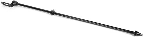 Universal Motorcycle Auto Flagpole, Stainless Steel Rear Seat Luggage Rack Mount Flag Pole Accessory Motorcycle Flagpole Luggage Rack Pole (Black) in Saudi Arabia