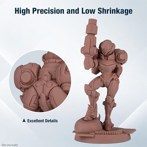 ELEGOO Standard LCD 3D Printer Resin, Fast UV-Curing 3D 405nm UV Resin Photopolymer Resin for High Precision Rapid LCD 3D Printing Black 1000G in Kuwait