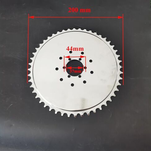 Performance 48T 6 & 9 Hole Rear Sprocket fit 415/415H Chain, Motor Chain Drive Sprocket 48 Teeth for 2 Stroke 66cc/80cc Gas Motorized Bicycle in Saudi Arabia