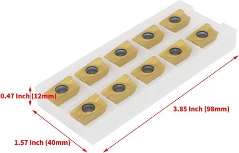 Carbide Milling Insert APMT1135 M2 PDER CNC Milling Machine Indexable Milling Insert, Multilayer Coated Lathe Tool Insert,Suitable for Processing Steel and Stainless Steel.10 Pieces/Box in Saudi Arabia