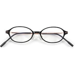 Titanium Oval Blue Light Glasses for Women, Trendy Small Office-Siren Bayonetta Glasses with Clear Lens