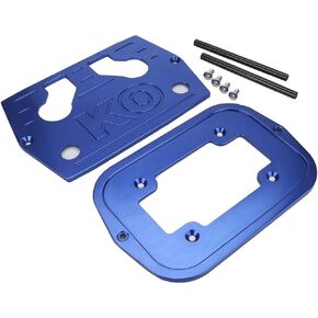 Aramox Stainless Steel Battery Tray for Group 34 & 78 Batteries - Red, Yellow & Blue Tops