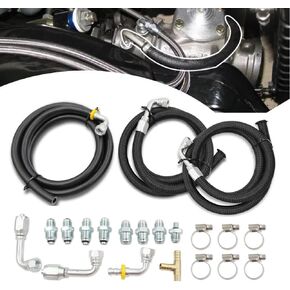 Universal Steering Hose Hookup Kit with All Accessories for Hydroboost Power Brake Booster