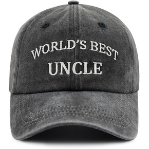 World's Best Paw Paw Papa Uncle Hat for Grandpa Dad Men, Funny Adjustable Cotton Embroidered Grandfather Father Baseball Cap