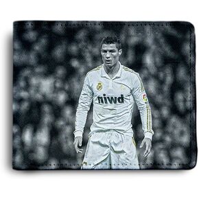 Cristiano Ronaldo CR7 Printed Pu Leather Wallet for Men's/Boy's, CR7, Casual