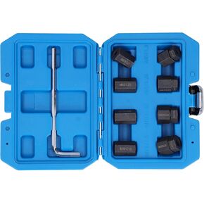 Dirt Bike Stud Remover, 9PCS Car Stud Installer And Remover Kit Exhaust Stud Removal Tool No Thread Damage M10x1.5 M10x1.25 M8x1.25 M6x1.0