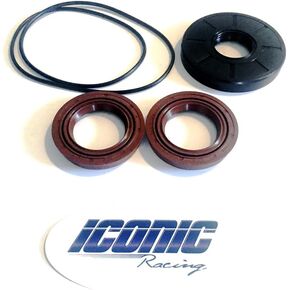 Rear Differential Gear Case Complete Seal Kit with Oring Compatible with 08-14 Polaris RZR 800 in Kuwait
