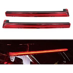 Tour Pack Accent Side Marker Light Rear Luggage Led Accent Side Marker Light Kit Compatible with Harley Touring Road King Street Glide Road Glide 2006-2022 Red Lens