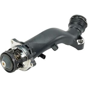 2782000615 Aluminum Engine Coolant Thermostat Housing Compatible with 2011-2017 Mercedes-Benz CL550 CLS550 E550 GL450 GL550 ML550 S550 SL550 CL63 AMG 4.7L 5.5L