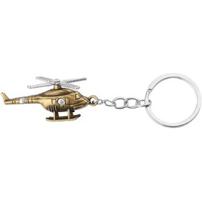 Helicopter Pilot Keychain for Men Pilot Cool Rotatable Spiral Leaf Keychain Gifts for Son Men Christmas Birthday Gifts for Pilot Couple Husband Dad Valentines Gifts for Captain Boyfriend Husband
