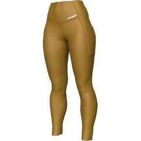 Sparx Fleece Lined Leggings for Women Warm Winter Thermal Tights High Waisted Yoga Pants Cold Weather with Pockets