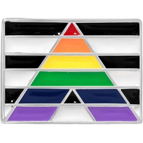 جمع التبرعات لسبب | حليف مستقيم من جنسين مختلفين/حلفاء دبابيس فخر LGBTQA - حليف دبابيس علم الكبرياء من أجل الوعي والدعم ومسيرات الكبرياء والأحداث والمزيد