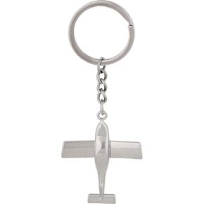 Haquil Airplane Stainless Steel -key -keychain keychain keychain lucky keychain chain ، هدية للرجال والنساء المجوهرات الرئيسية الحلقية