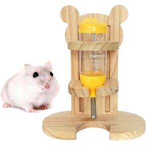 Hamiledyi Pet Hanging Water Bottles Adjustable Height Hamster Water Dispenser 80ml Water Bottle No Drip for Small Rodents Animals Guinea Pig Hamster Gerbil Dwarf Hamster