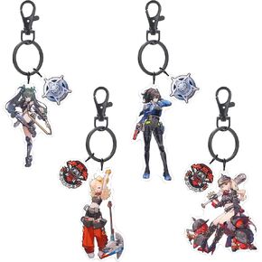UTIEHD Zenless Zone Zero Acrylic Keychain Set - Vibrant, Durable, and Lightweight Collectible Charms for Fans and Collectors
