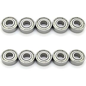 5x10x4mm Miniature Deep Groove Ball Bearing Skateboard Bearings MR105ZZ L-1050ZZ Pack of 10 in Saudi Arabia