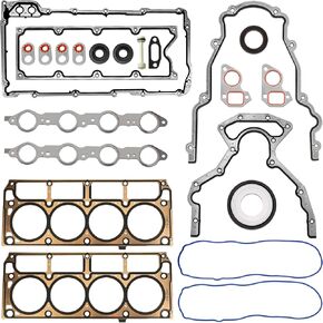 LS 5.3 مجموعة حشية و MLS حشيات الرأس يناسب 4.8L 5.3L 5.7L LS1 LS6 LQ4 LQ9 LM7 L59 LR4 GEN 3 V8 محركات متوافقة مع CHEVY GMC CADILLAC BUICK MODELS RESOP# 1258926 12558178 12612350