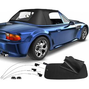 A-Premium Tan Convertible Soft Top with Plastic Window Compatible with BMW E36 Series Z3 1996 1997 1998 1999 2000 2001 2002 Convertible 25656165