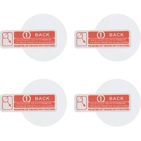4pcs غير مرئي TPU زر الضغط على محرك السيارة محرك بدء إيقاف زر التغطية ملحقات ملصقات الفيلم متوافقة مع أودي متوافقة مع BMW