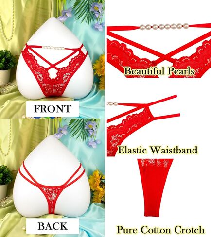 Sexy Underwear for Women G-String Thongs T- back Lace Hollow Out Panties in Saudi Arabia