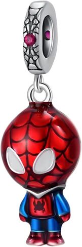 Cute Animal Charms for Bracelets and Necklaces 925 Sterling Silver with 5A Cubic Zirconia Dangle Charm Halloween Valentine's Day Mother's Day Jewelry Gifts for Women in Kuwait
