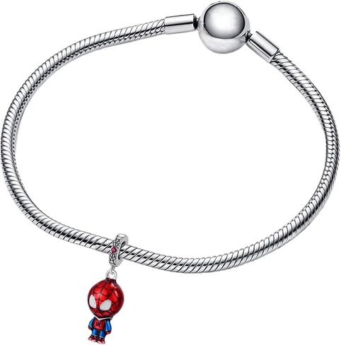 Cute Animal Charms for Bracelets and Necklaces 925 Sterling Silver with 5A Cubic Zirconia Dangle Charm Halloween Valentine's Day Mother's Day Jewelry Gifts for Women in Kuwait