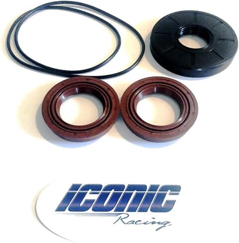 Rear Differential Gear Case Complete Seal Kit with Oring Compatible with 08-14 Polaris RZR 800 in Kuwait